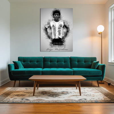 AUTO-MOCKUP ROOM | Diego Maradona Sketch