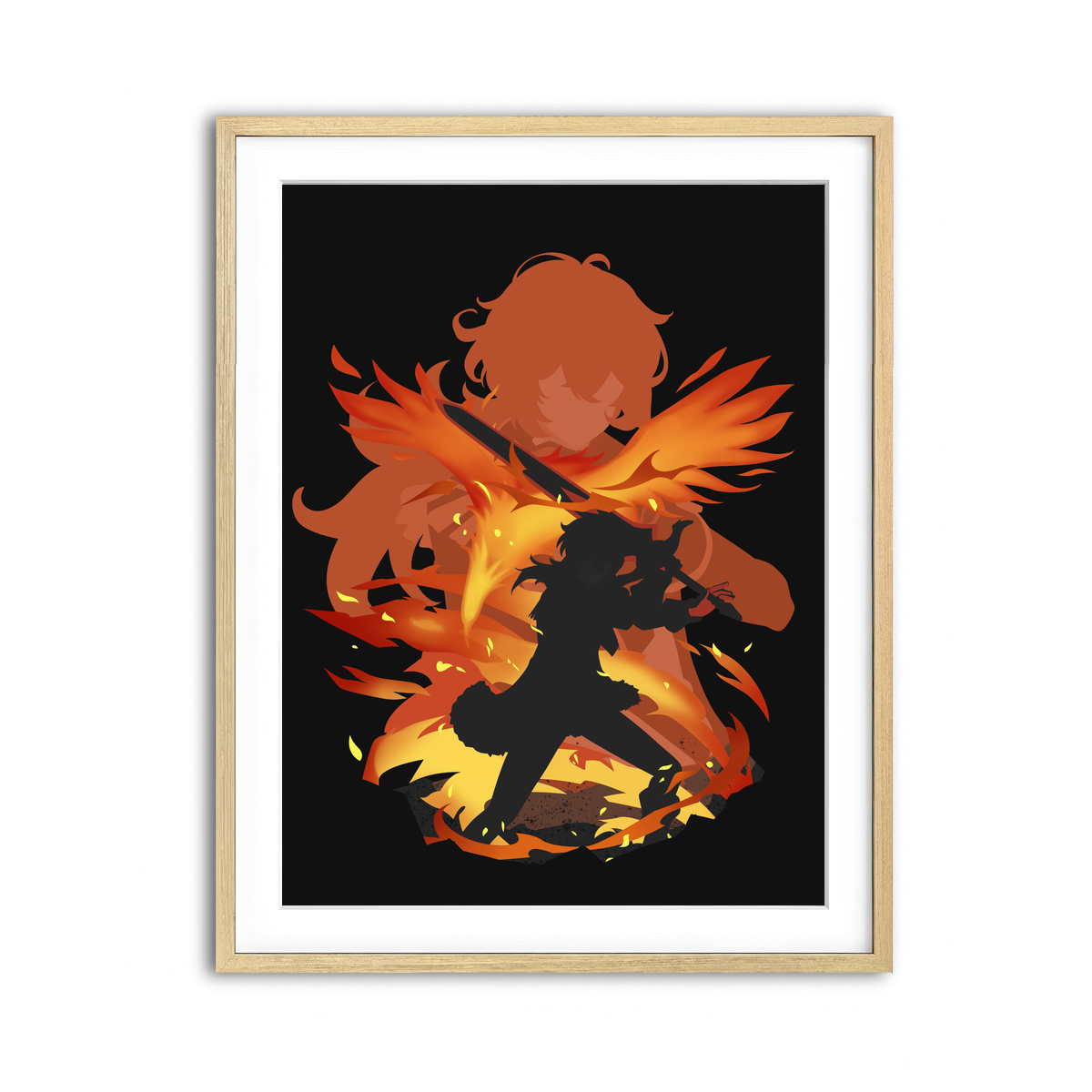 Framed Print 3x4 Natural