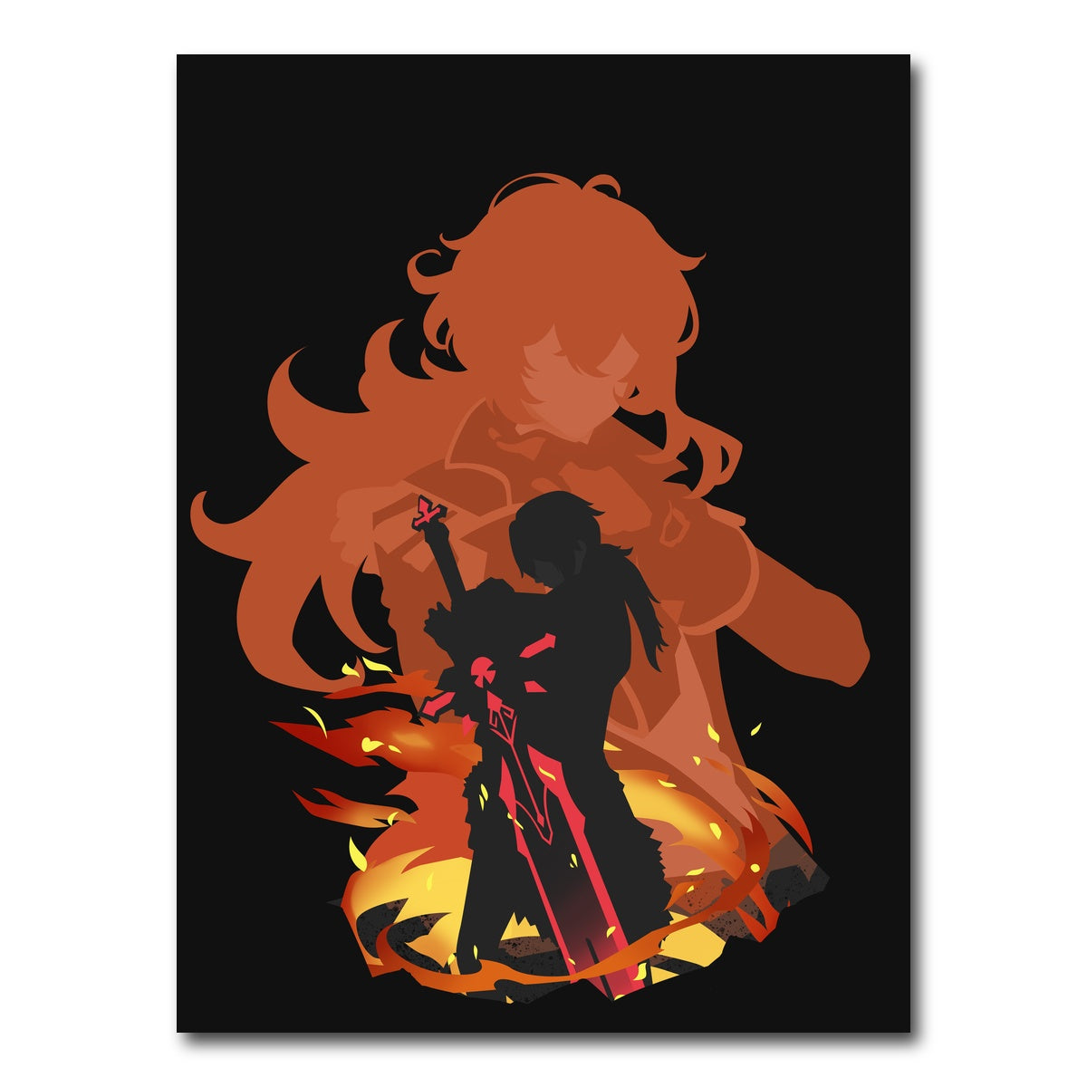 AUTO-MOCKUP WHITE | Diluc | 1 Piece | Gallery Wrap Canvas | group=3x4