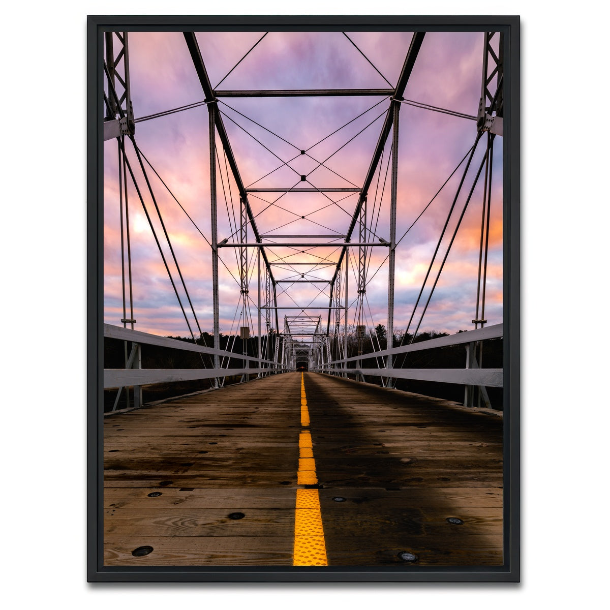 AUTO-MOCKUP WHITE | Dingmans Bridge | 1 Piece | Black Framed Canvas | group=3x4