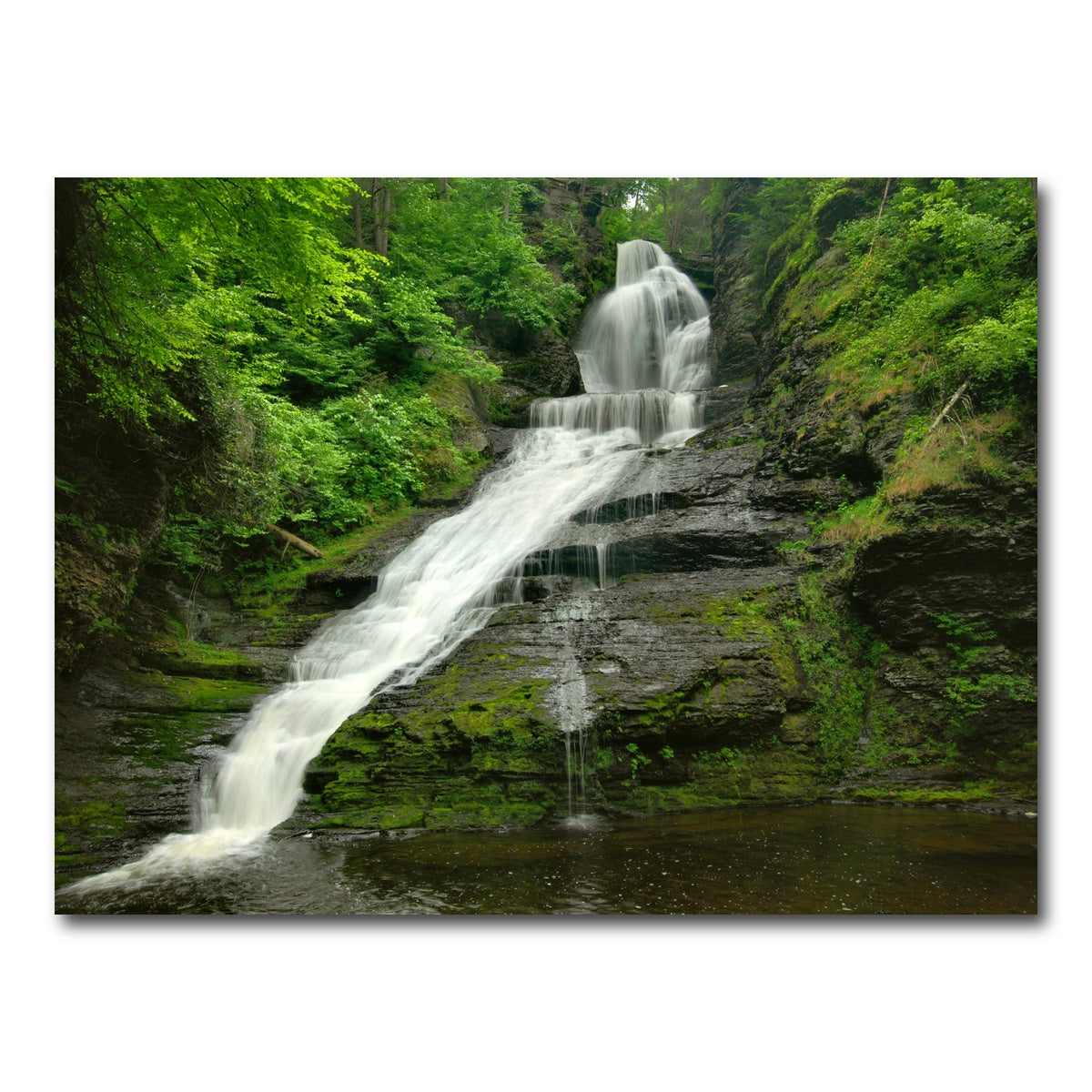 AUTO-MOCKUP WHITE | Dingmans Falls | 1 Piece | Gallery Wrap Canvas | group=4x3