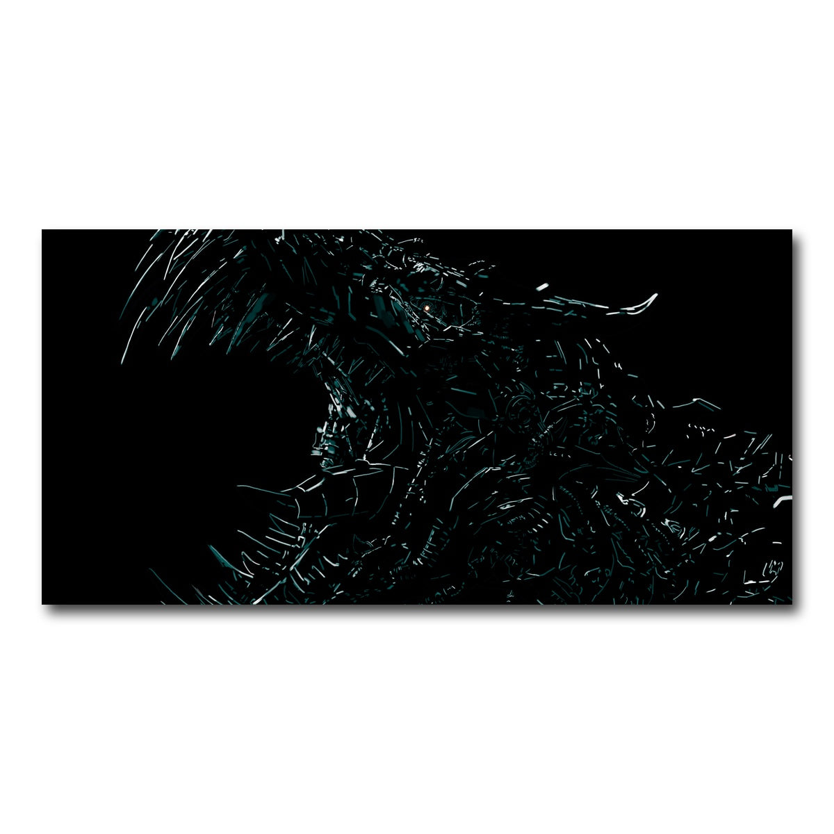 AUTO-MOCKUP WHITE | Dino | 1 Piece | Gallery Wrap Canvas | group=2x1