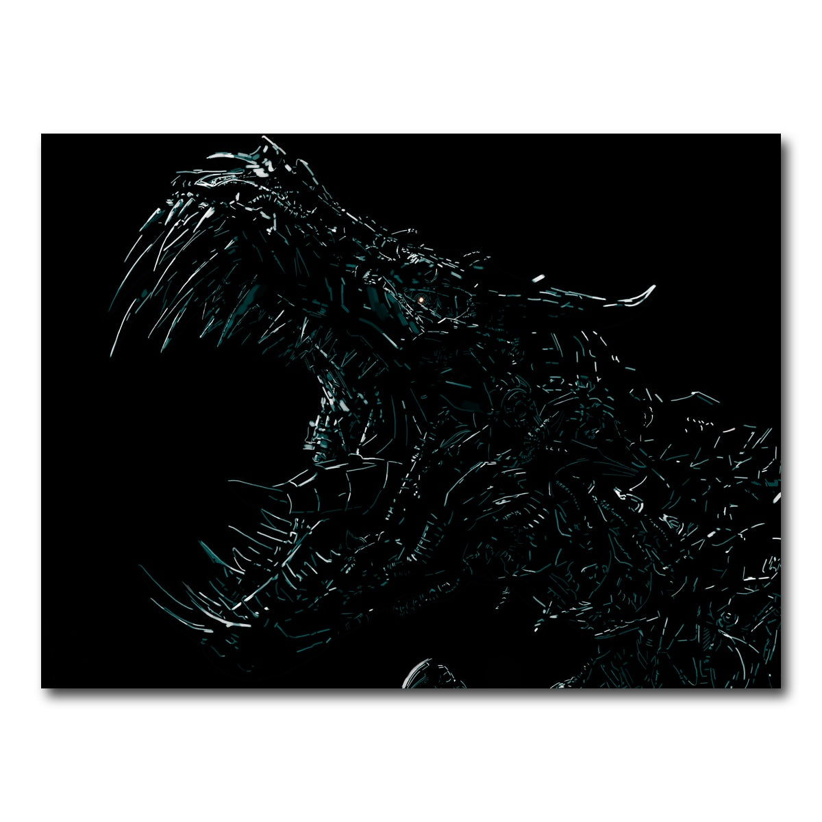 AUTO-MOCKUP WHITE | Dino | 1 Piece | Gallery Wrap Canvas | group=4x3