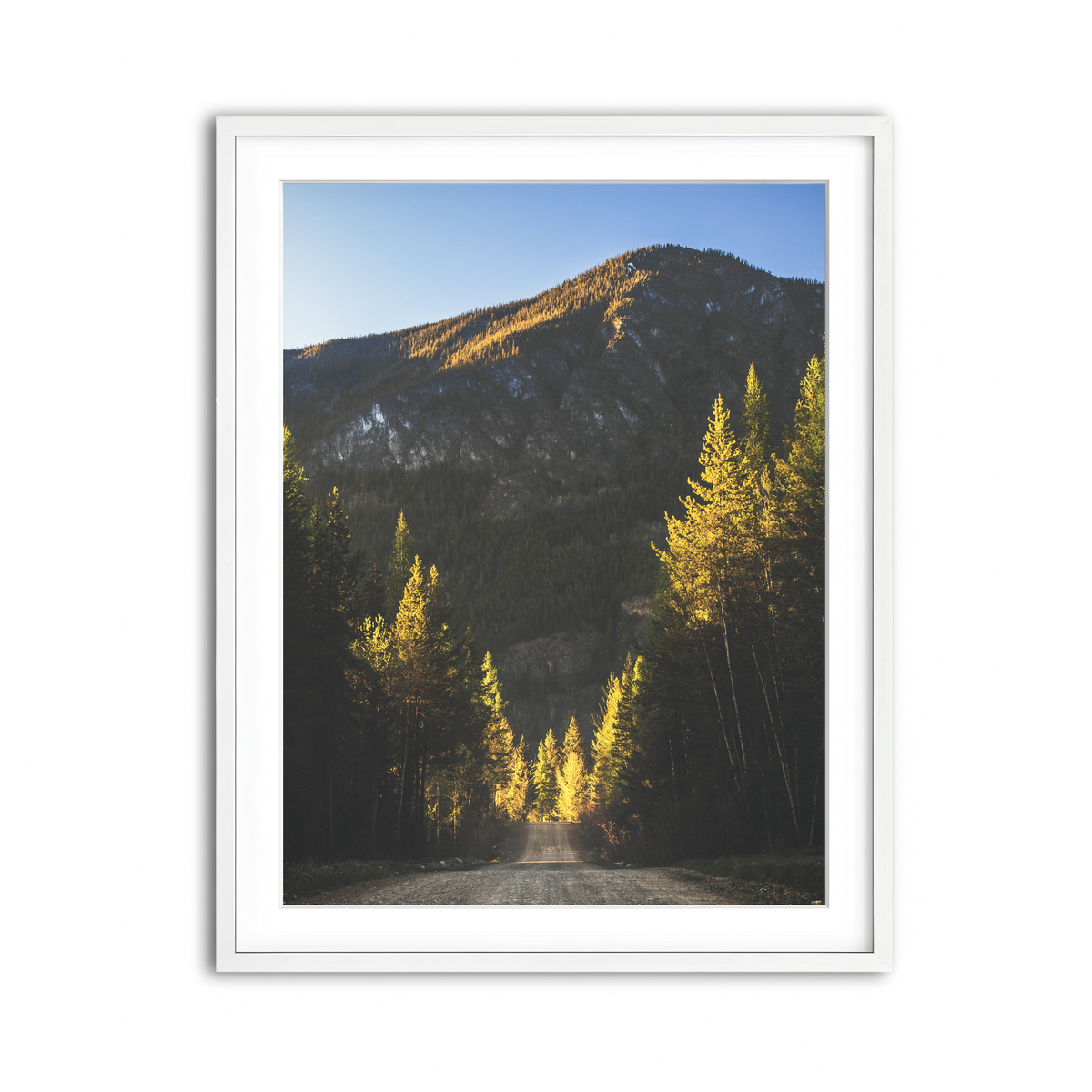 Framed Print 3x4 White
