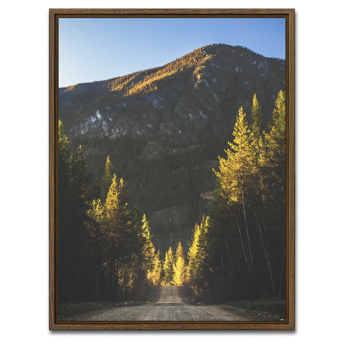 AUTO-MOCKUP WHITE | Dirt and Sun | 1 Piece | Walnut Framed Canvas | group=3x4