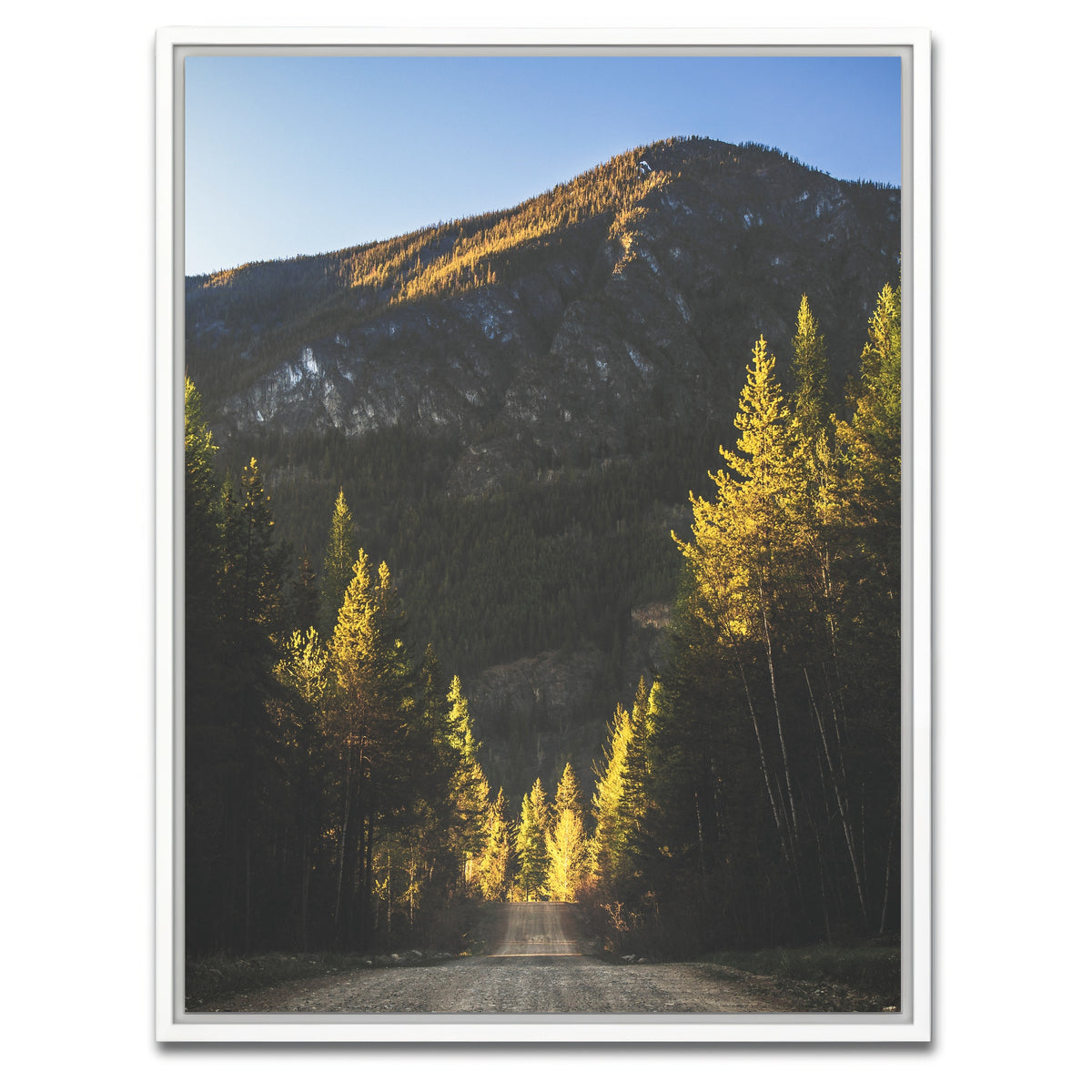 AUTO-MOCKUP WHITE | Dirt and Sun | 1 Piece | White Framed Canvas | group=3x4