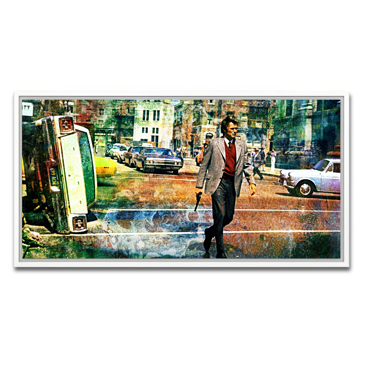AUTO-MOCKUP WHITE | Dirty Harry | 1 Piece | White Framed Canvas | group=2x1