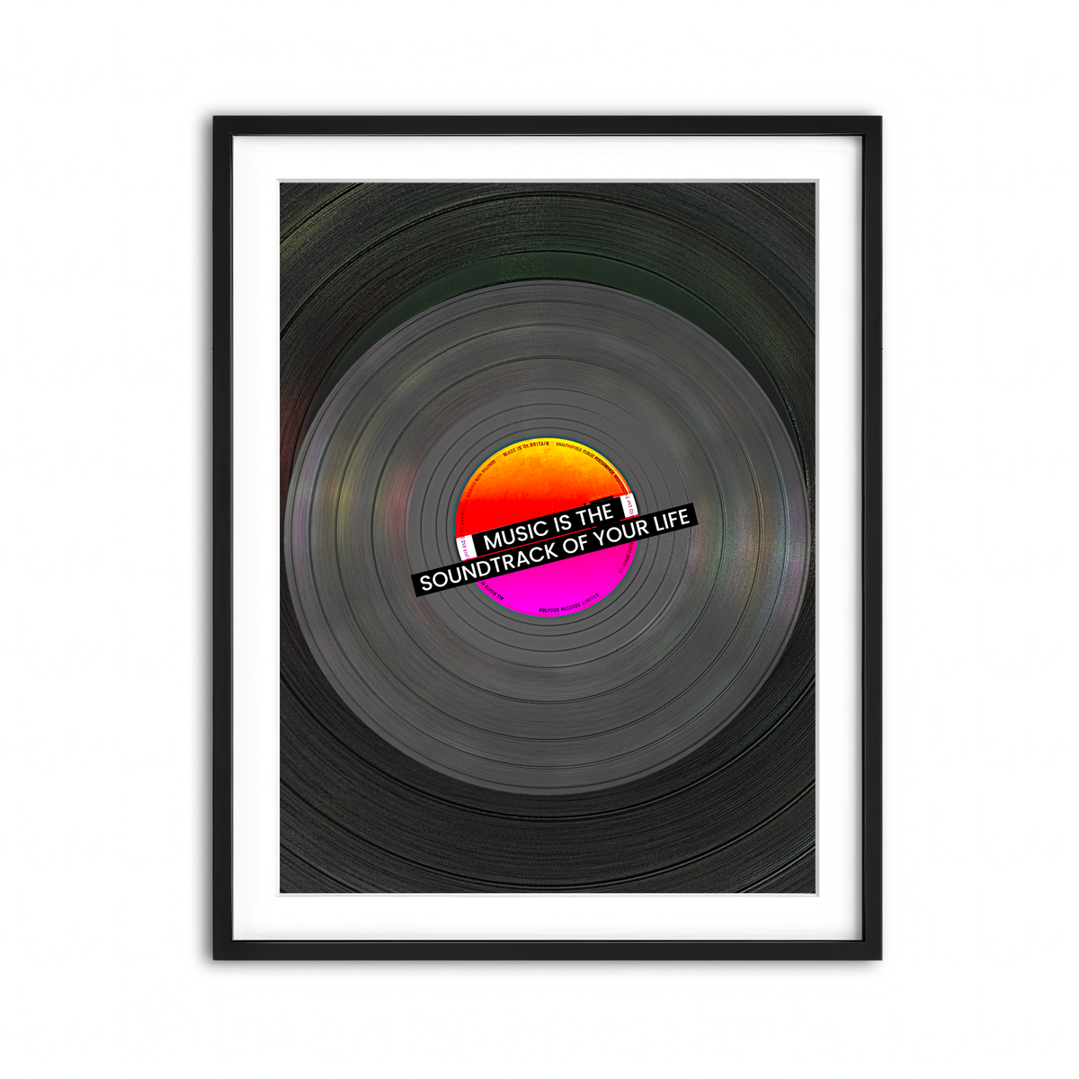 Framed Print 3x4 Black