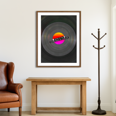 AUTO-MOCKUP ROOM | Disc Design Wall Art