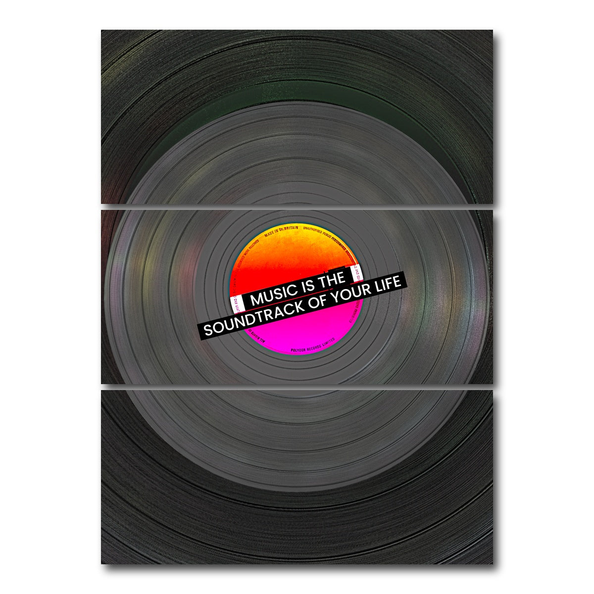 AUTO-MOCKUP WHITE | Disc design | 3 Piece | Gallery Wrap Canvas | group=8x18_stacked