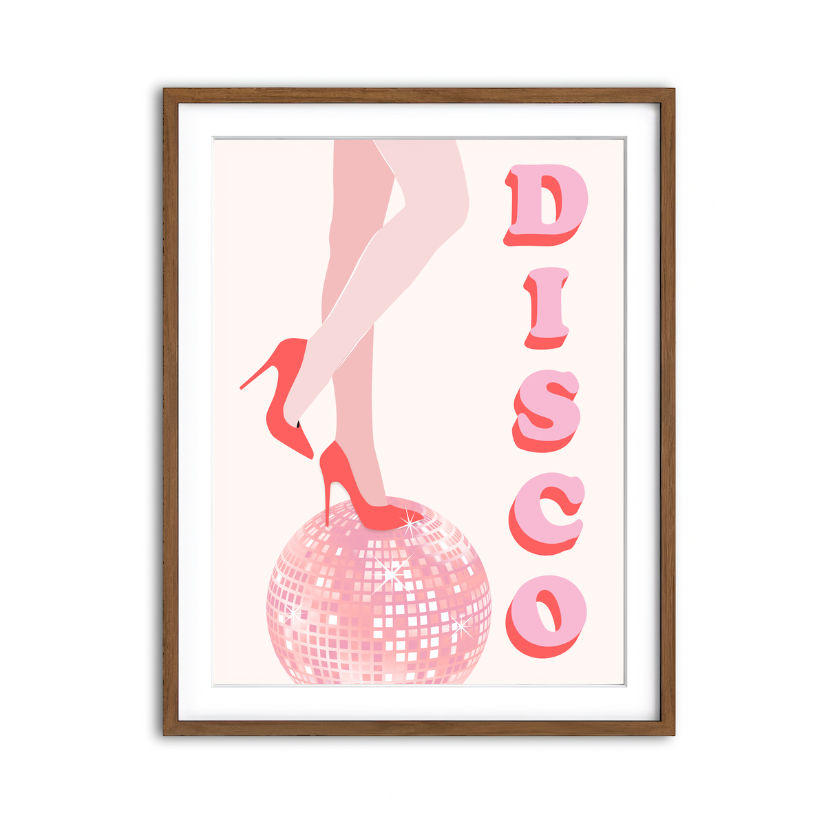 Framed Print 3x4 Walnut