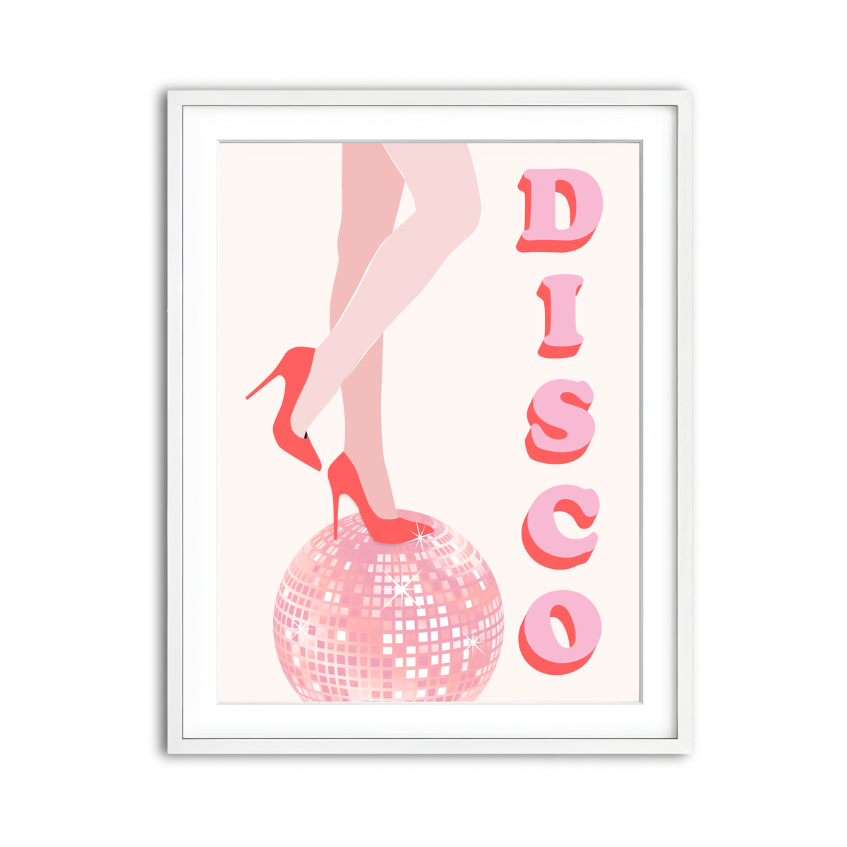 Framed Print 3x4 White