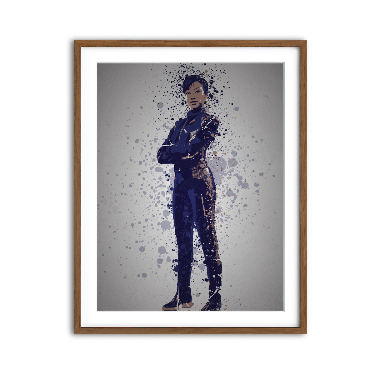 Framed Print 3x4 Walnut