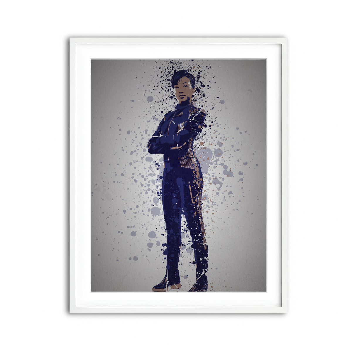 Framed Print 3x4 White