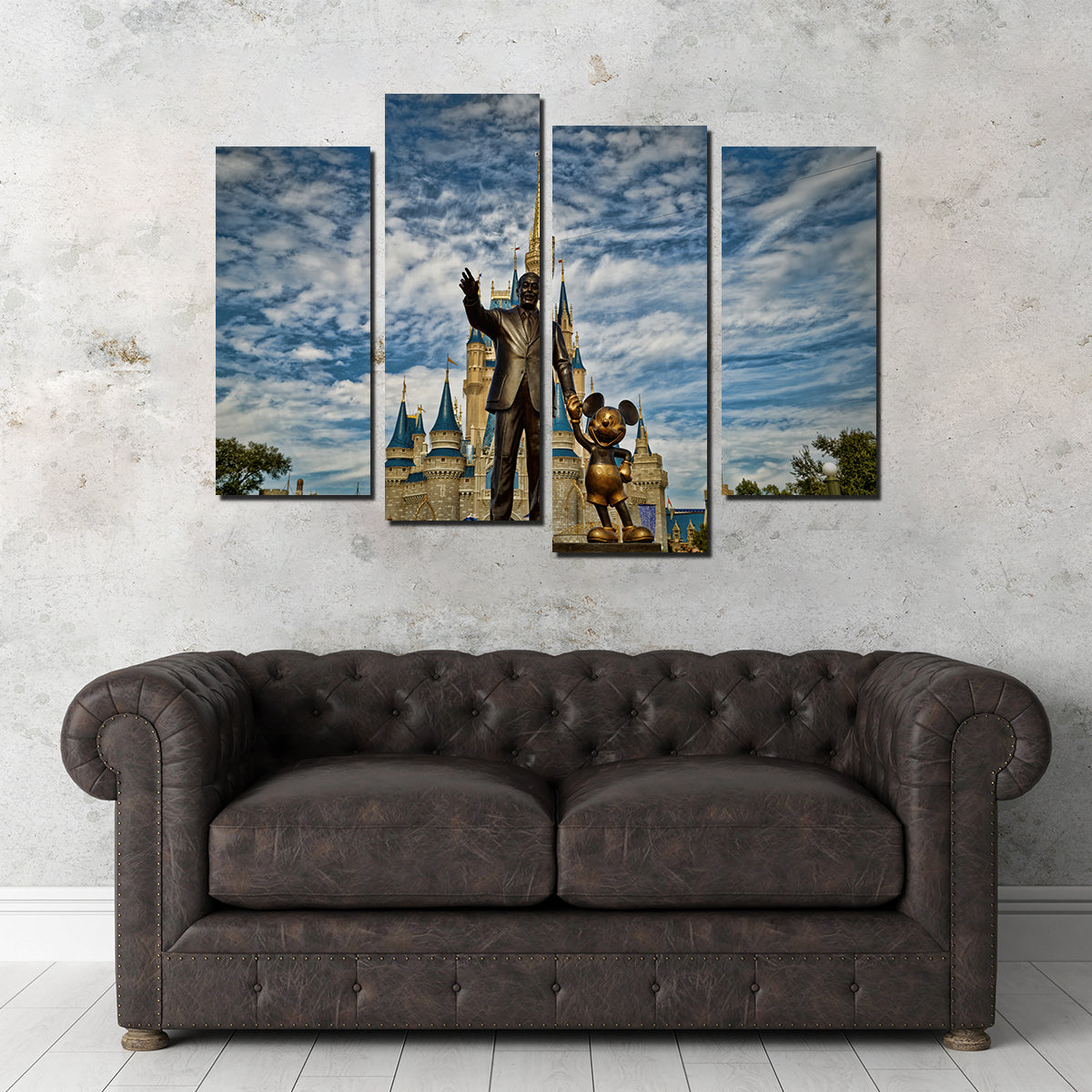 Disney World's Magic Kingdom Wall Art