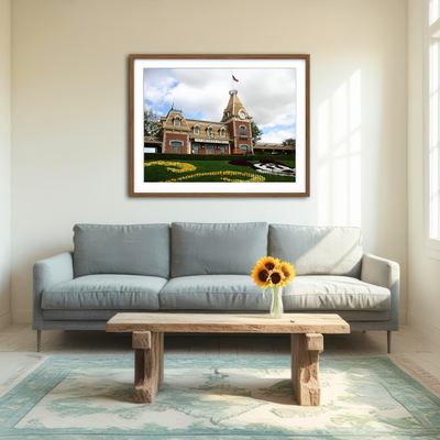 AUTO-MOCKUP ROOM | Disneyland Train Station Wall Art