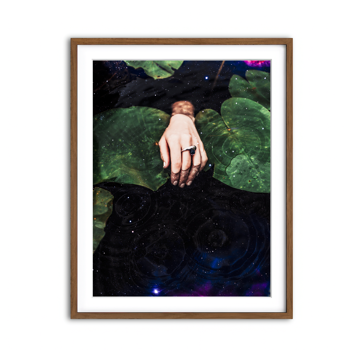 Framed Print 3x4 Walnut