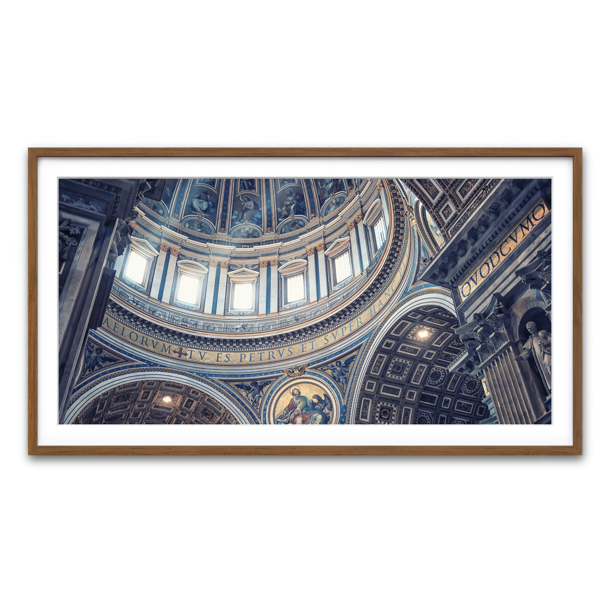 Framed Print 2x1 Walnut