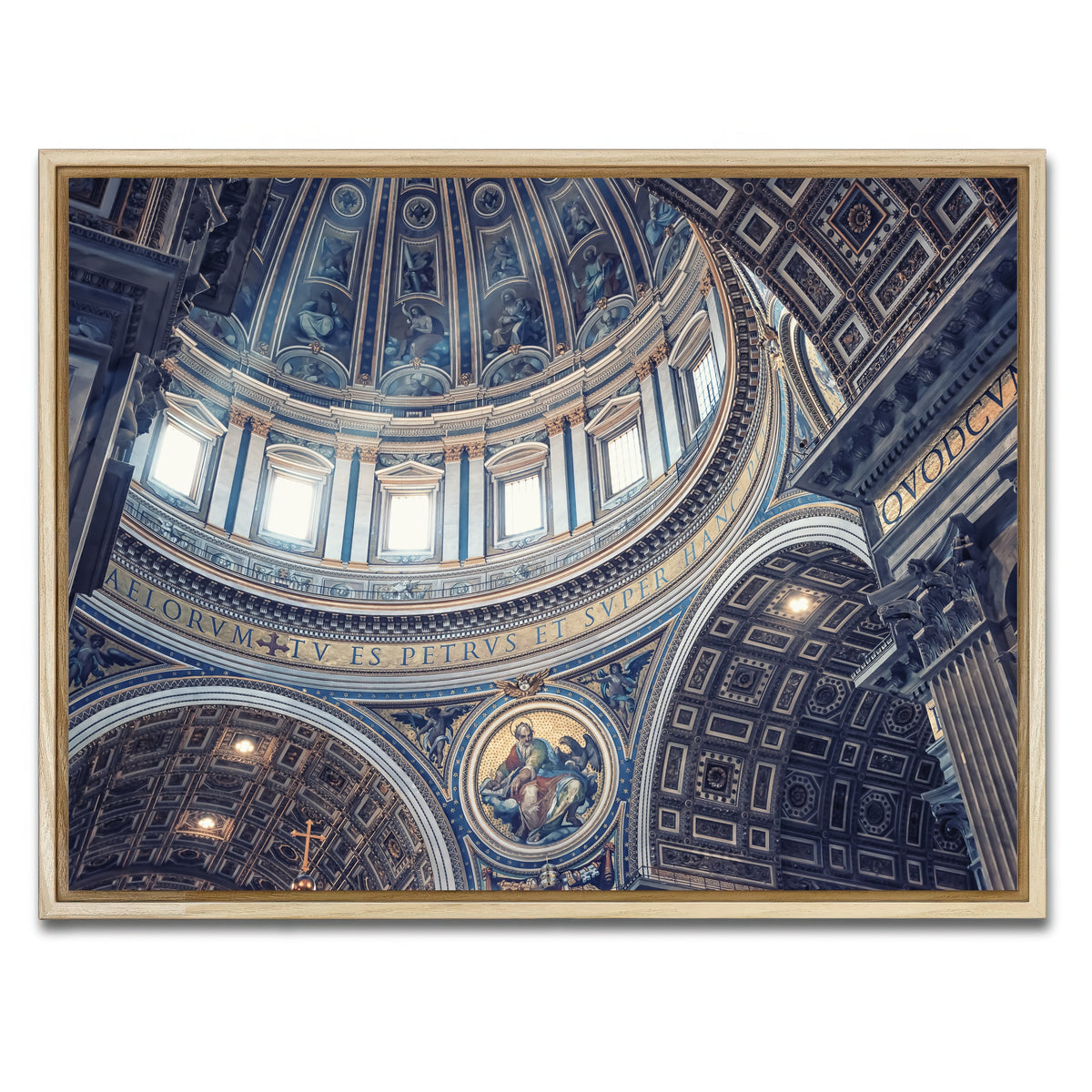 AUTO-MOCKUP WHITE | Divine Light | 1 Piece | Natural Framed Canvas | group=4x3