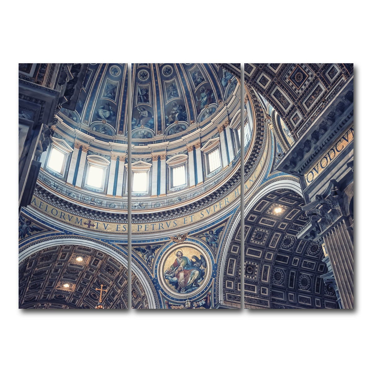 AUTO-MOCKUP WHITE | Divine Light | 3 Piece | Gallery Wrap Canvas | group=8x18