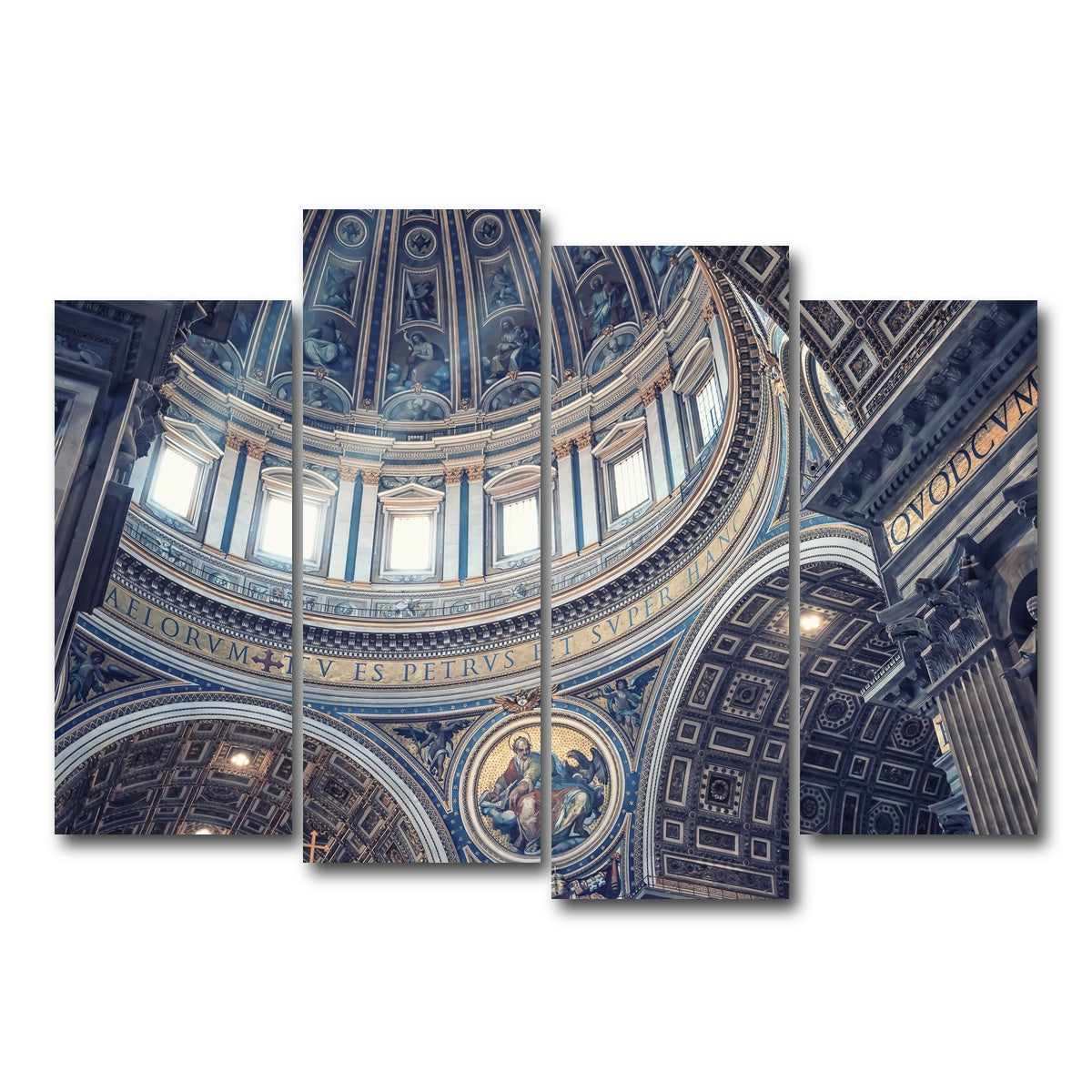 AUTO-MOCKUP WHITE | Divine Light | 4 Piece | Gallery Wrap Canvas | group=4_normal