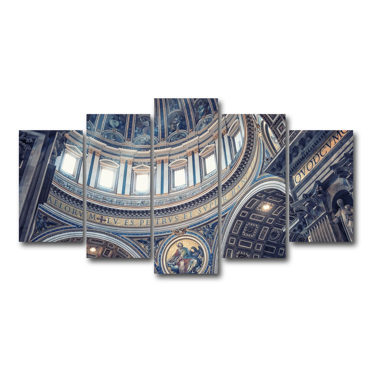 AUTO-MOCKUP WHITE | Divine Light | 5 Piece | Gallery Wrap Canvas | group=5_normal