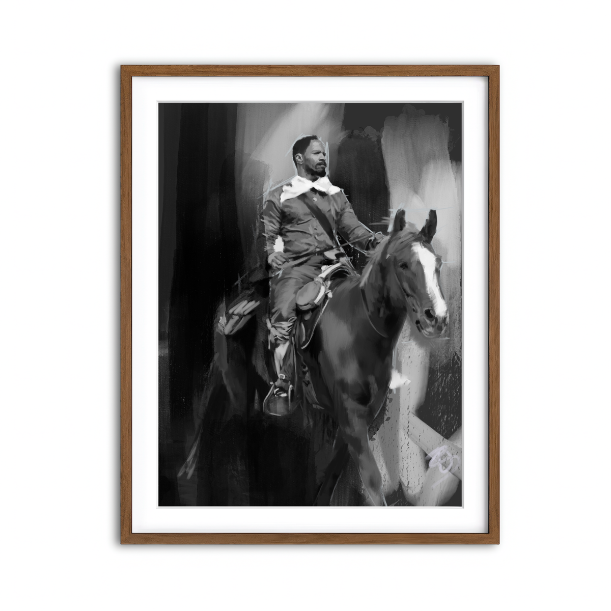 Framed Print 3x4 Walnut