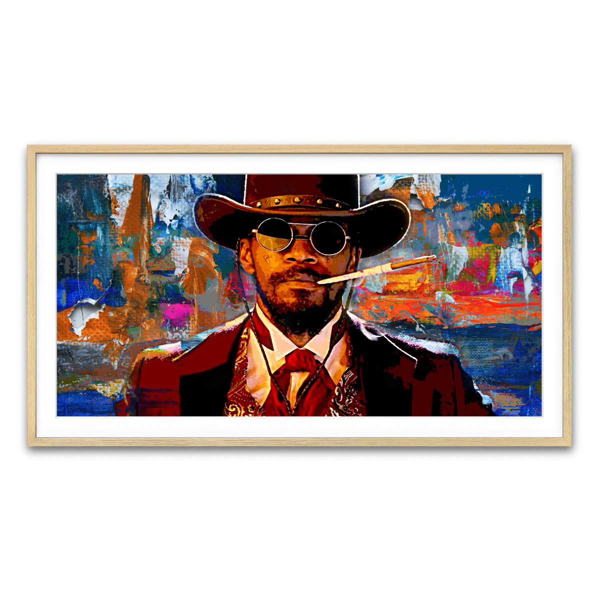 Framed Print 2x1 Natural