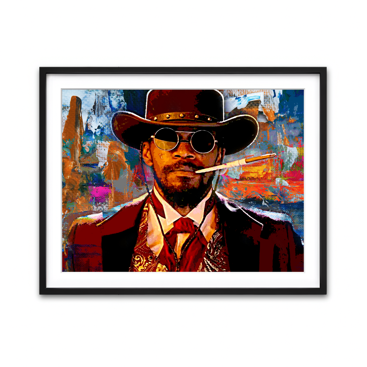 Framed Print 4x3 Black