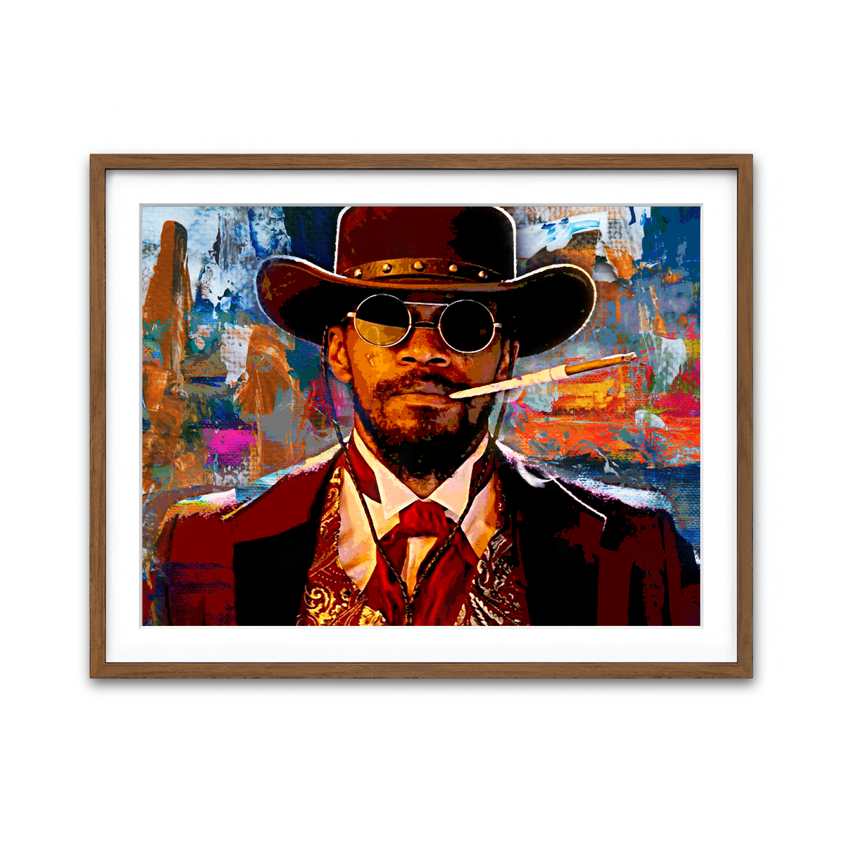 Framed Print 4x3 Walnut