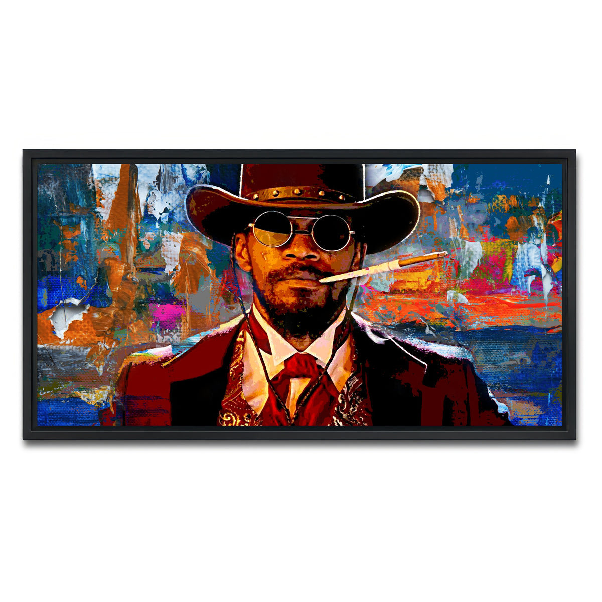 AUTO-MOCKUP WHITE | Django | 1 Piece | Black Framed Canvas | group=2x1