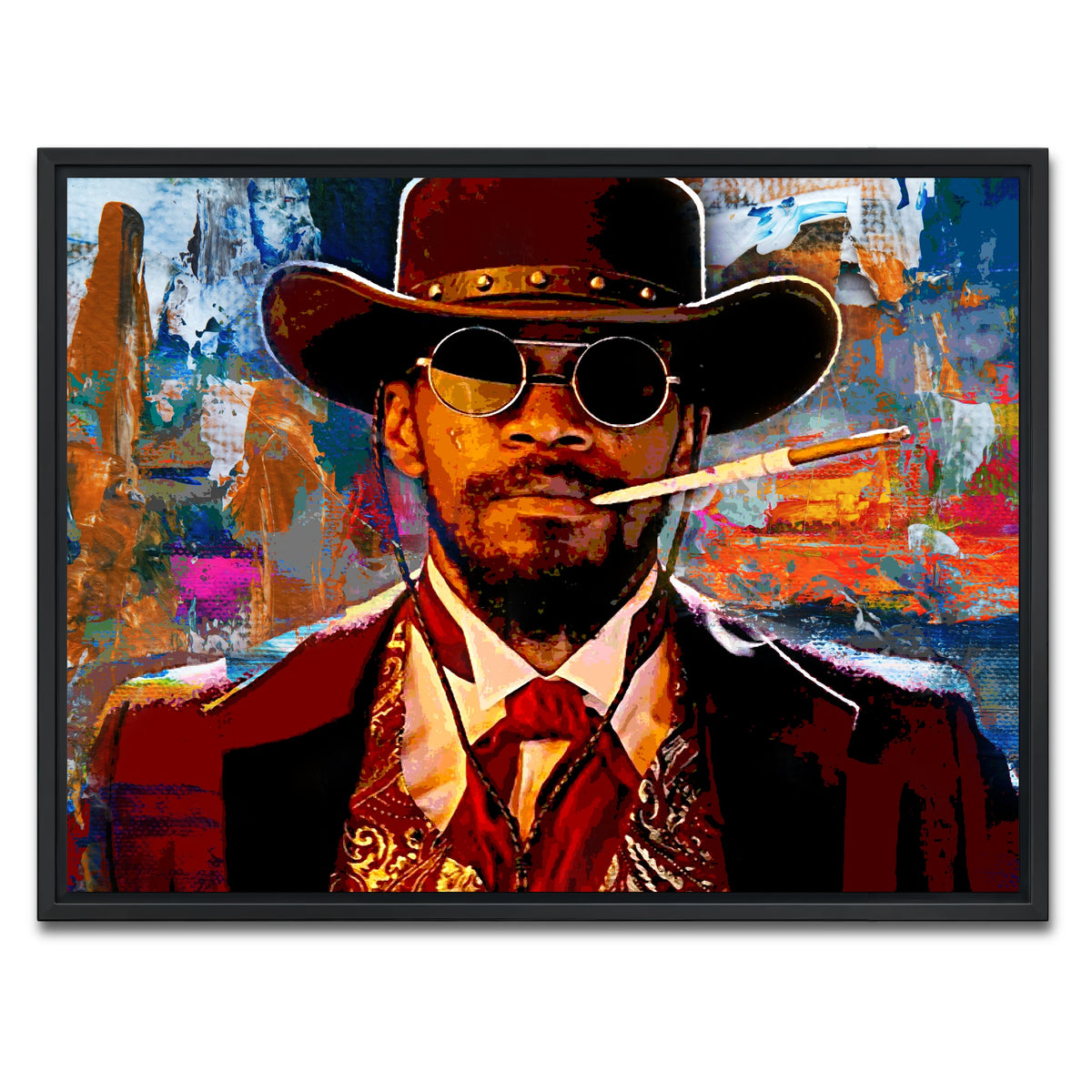 AUTO-MOCKUP WHITE | Django | 1 Piece | Black Framed Canvas | group=4x3