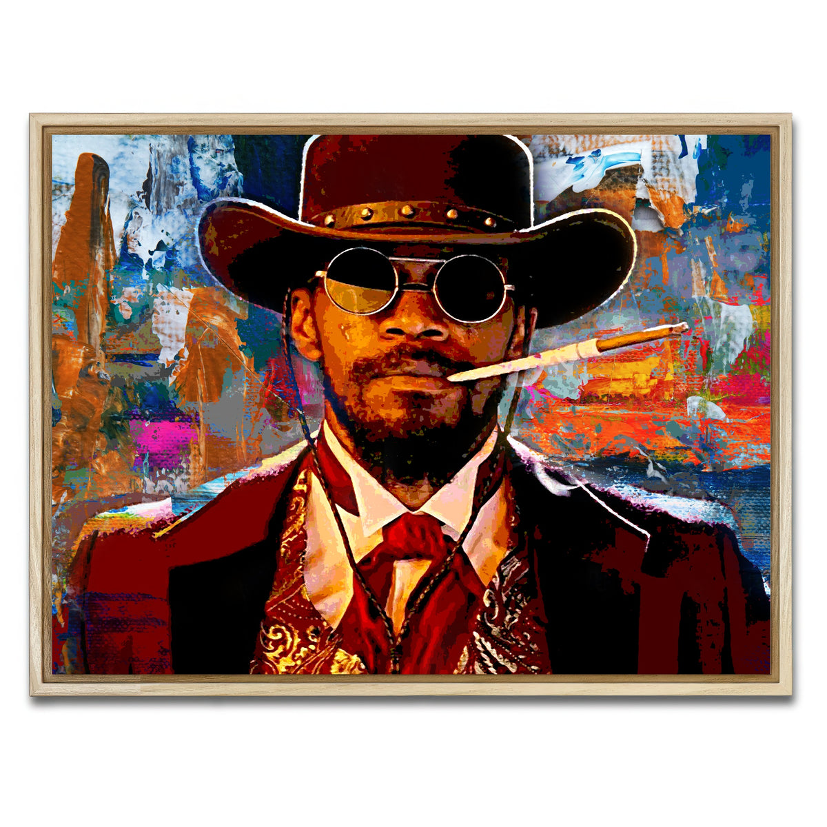 AUTO-MOCKUP WHITE | Django | 1 Piece | Natural Framed Canvas | group=4x3