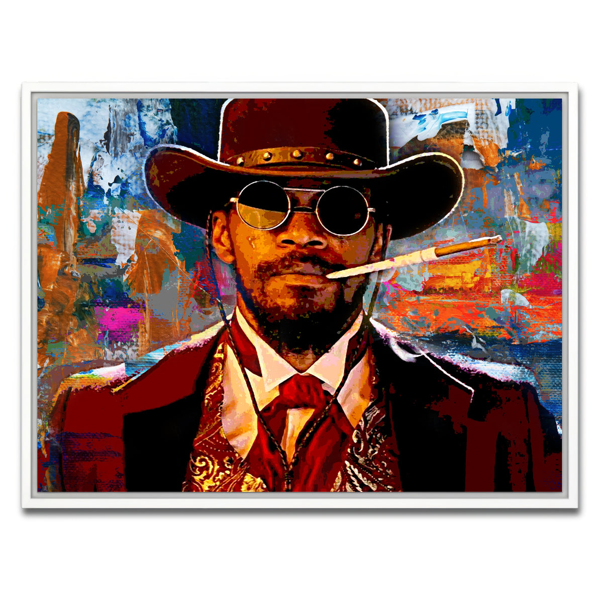 AUTO-MOCKUP WHITE | Django | 1 Piece | White Framed Canvas | group=4x3