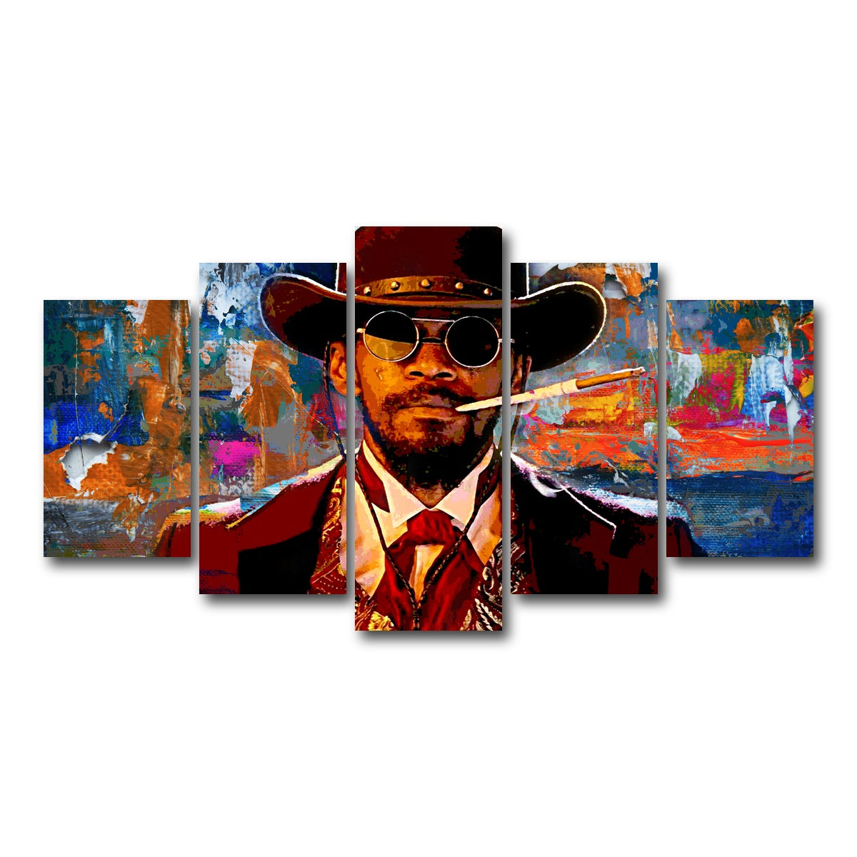 AUTO-MOCKUP WHITE | Django | 5 Piece | Gallery Wrap Canvas | group=5_normal