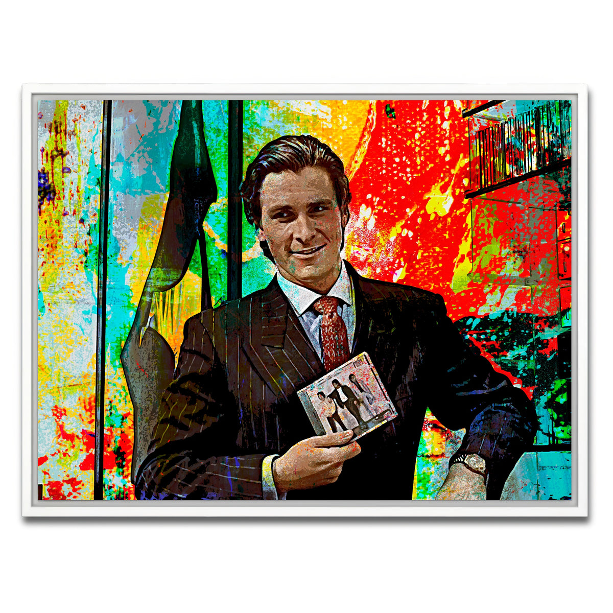 AUTO-MOCKUP WHITE | Do You Like Huey Lewis and the News | 1 Piece | White Framed Canvas | group=4x3