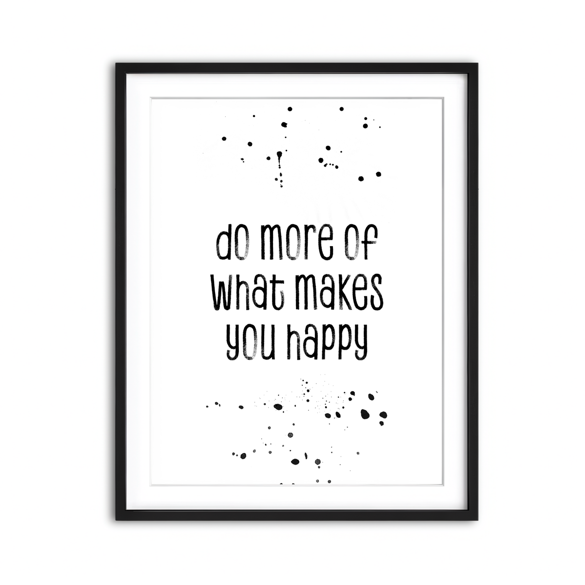 Framed Print 3x4 Black