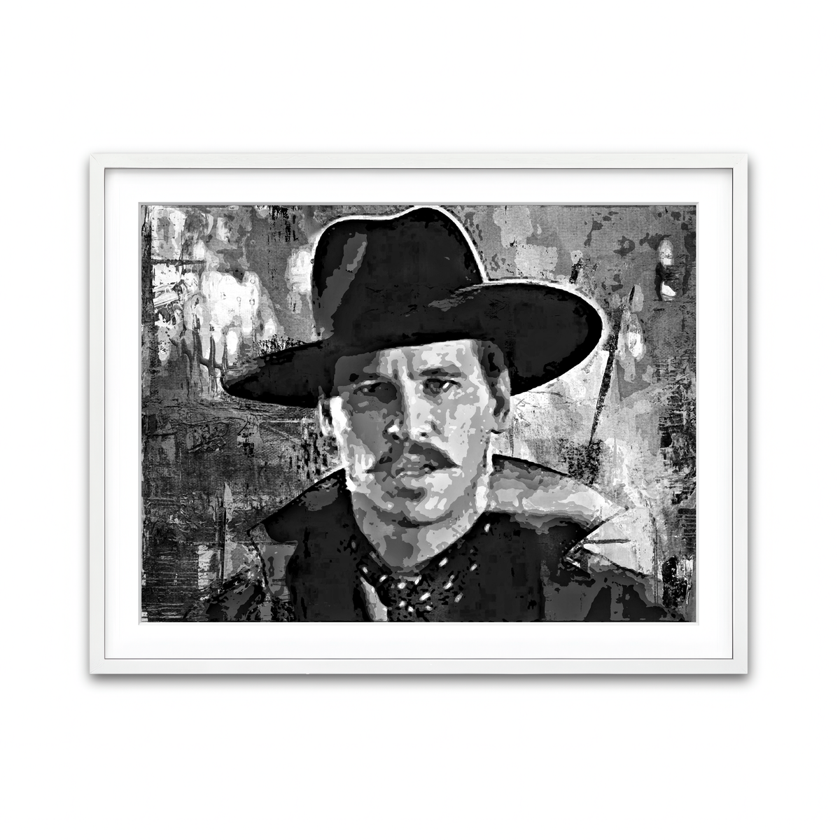 Framed Print 4x3 White
