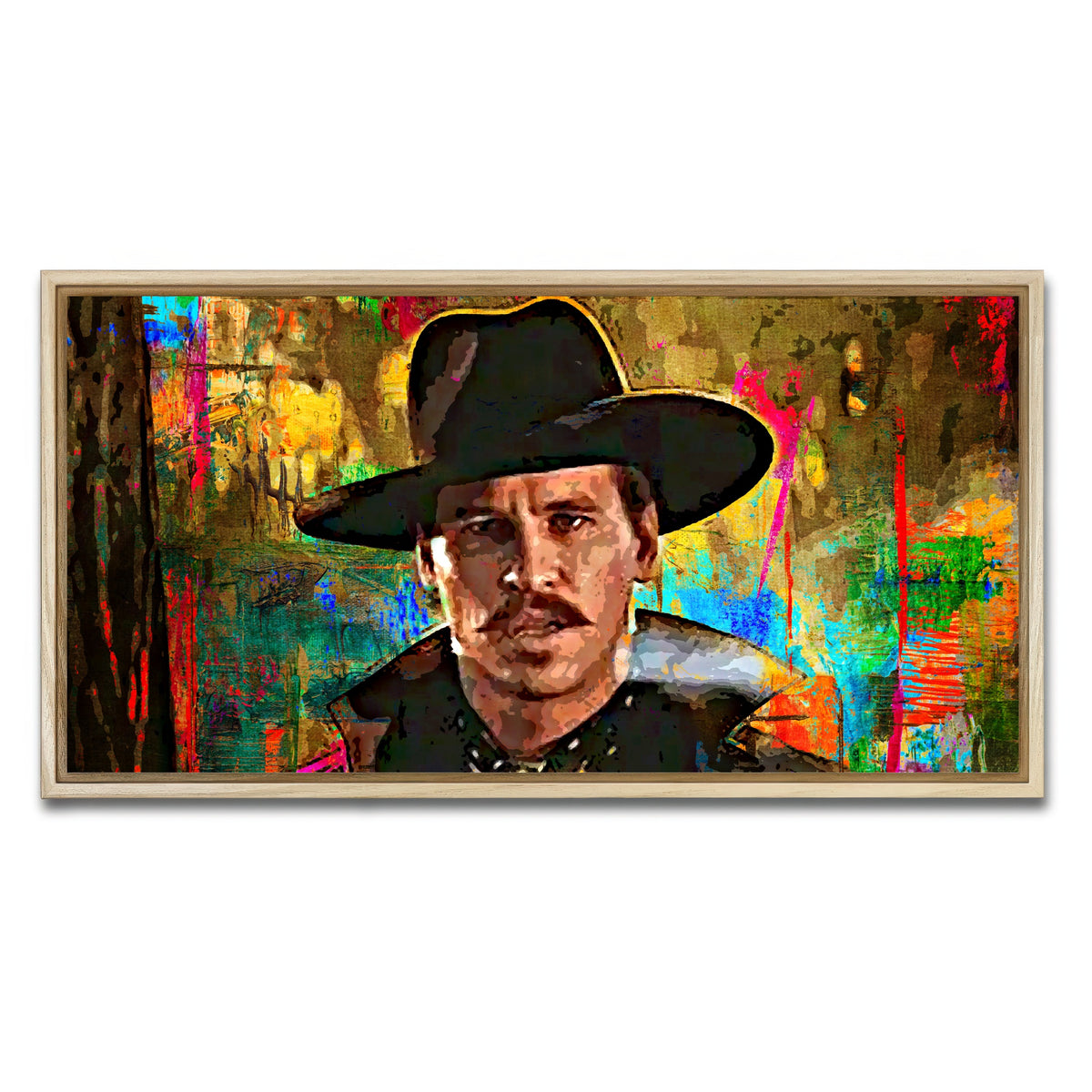 AUTO-MOCKUP WHITE | Doc Holliday | 1 Piece | Natural Framed Canvas | group=2x1