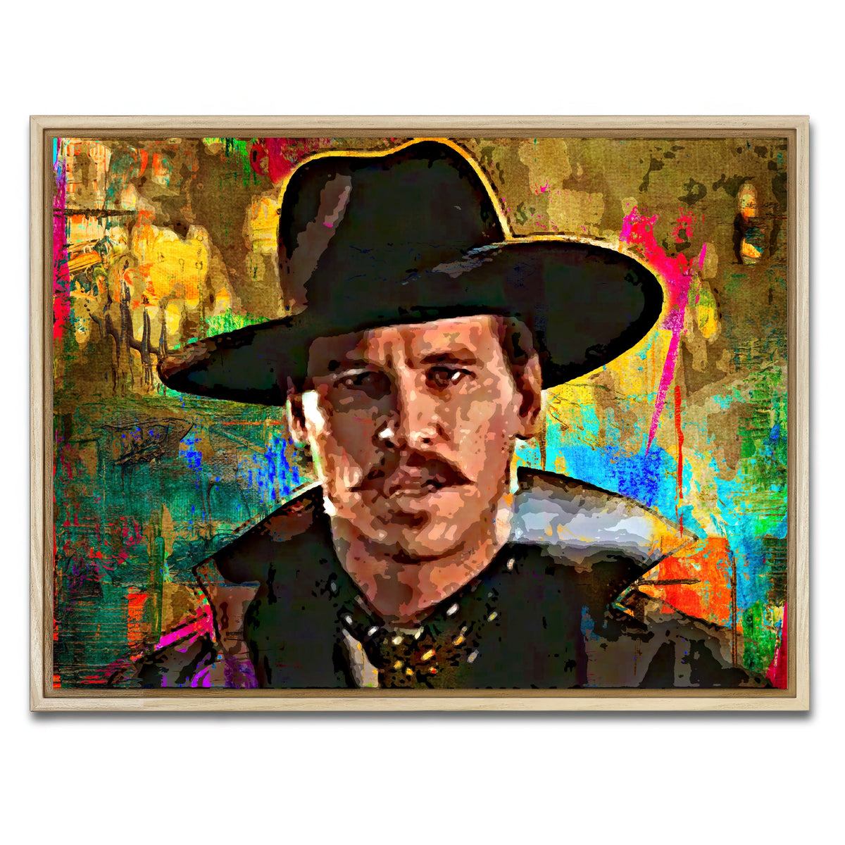 AUTO-MOCKUP WHITE | Doc Holliday | 1 Piece | Natural Framed Canvas | group=4x3