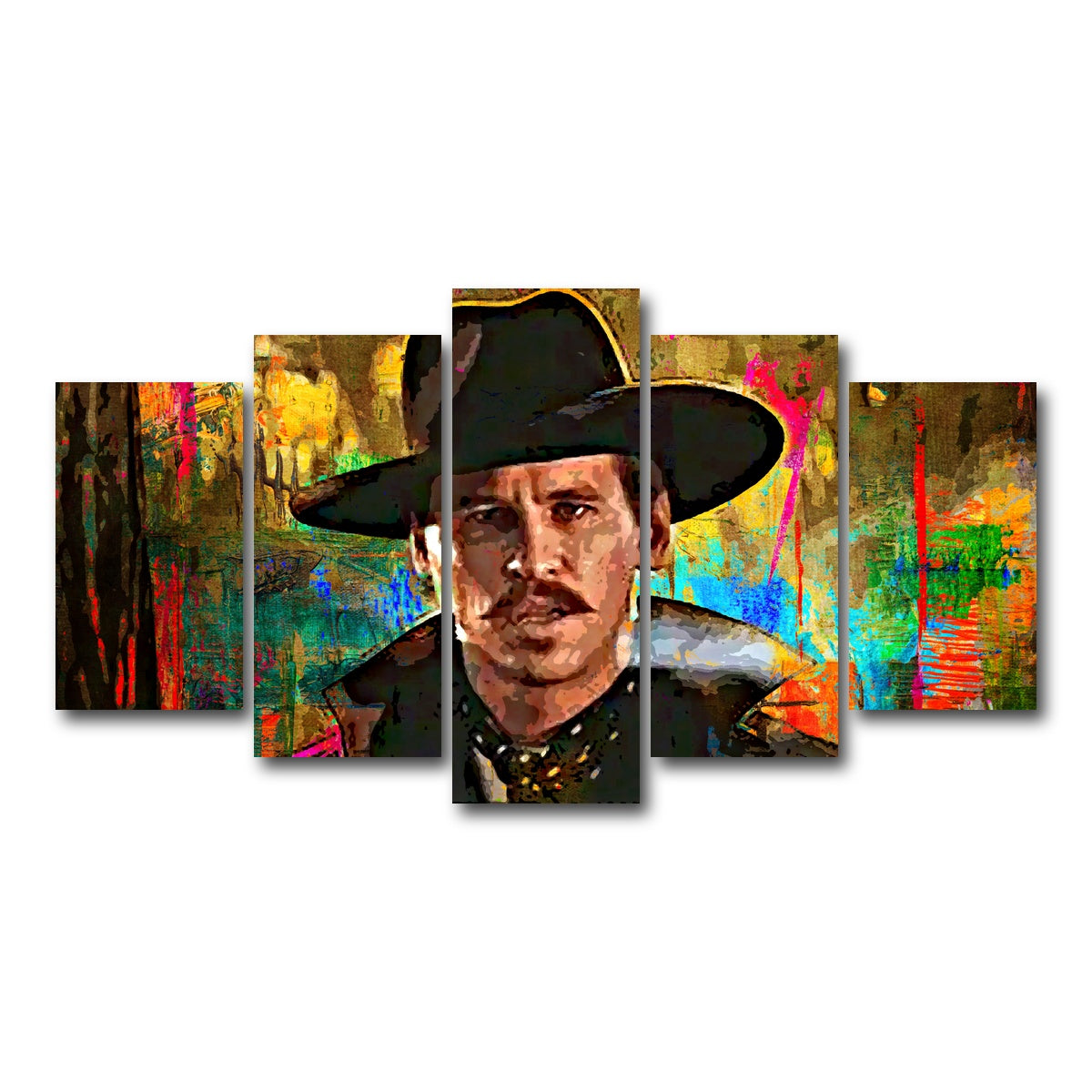AUTO-MOCKUP WHITE | Doc Holliday | 5 Piece | Gallery Wrap Canvas | group=5_normal