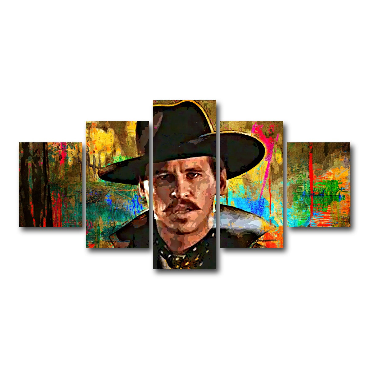 AUTO-MOCKUP WHITE | Doc Holliday | 5 Piece | Gallery Wrap Canvas | group=5_short
