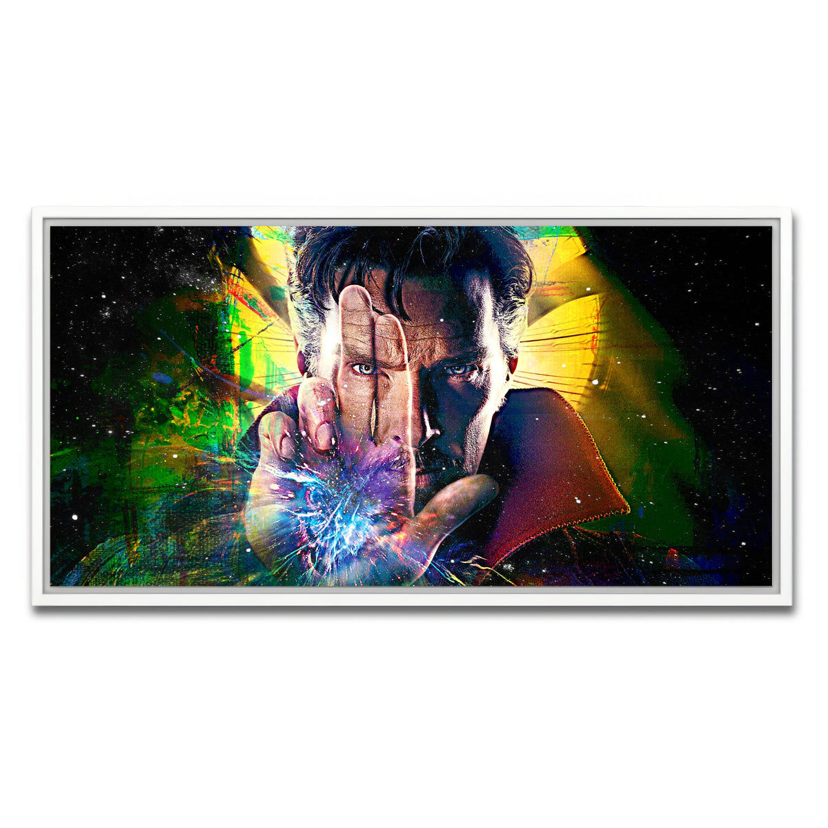 AUTO-MOCKUP WHITE | Doc Strange | 1 Piece | White Framed Canvas | group=2x1