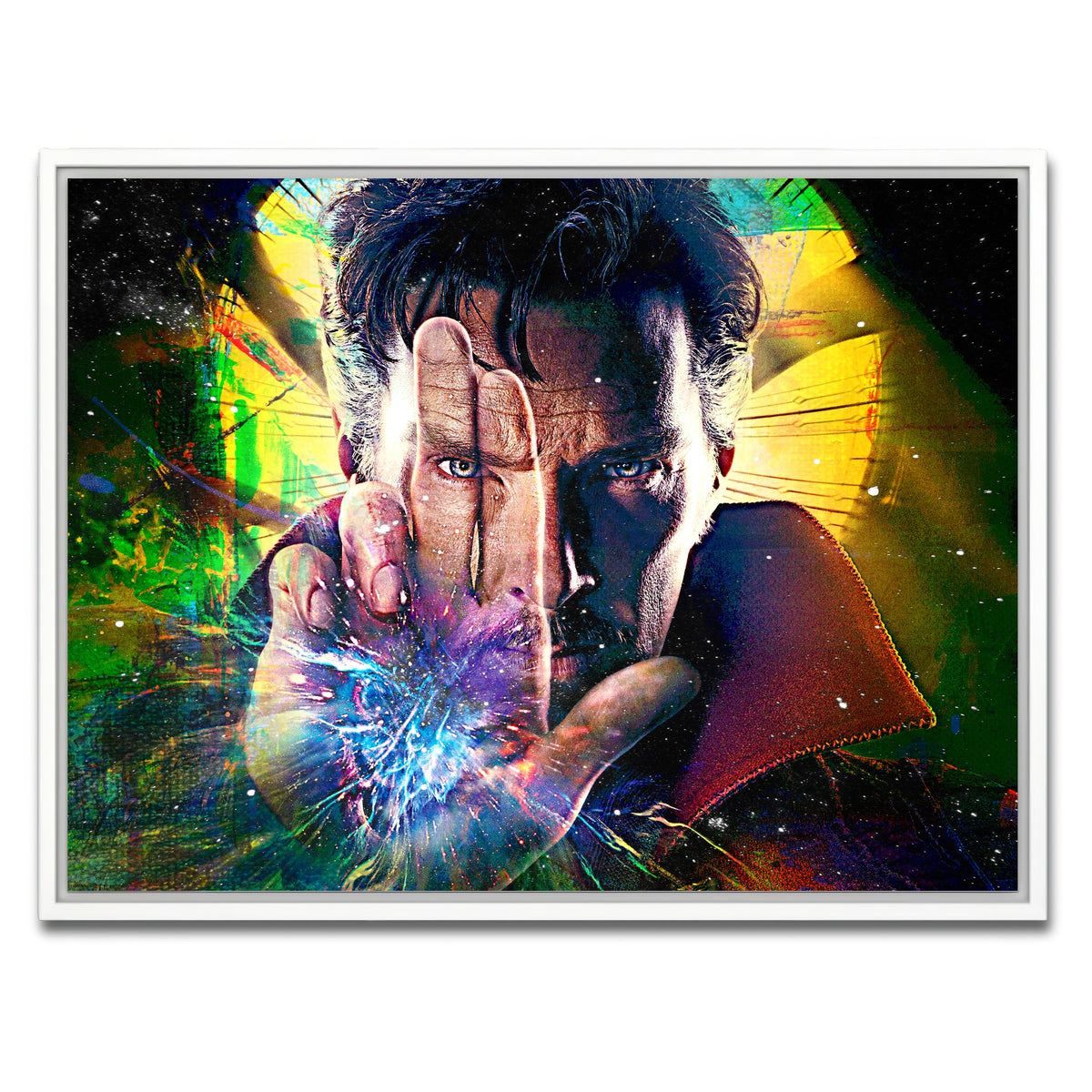 AUTO-MOCKUP WHITE | Doc Strange | 1 Piece | White Framed Canvas | group=4x3