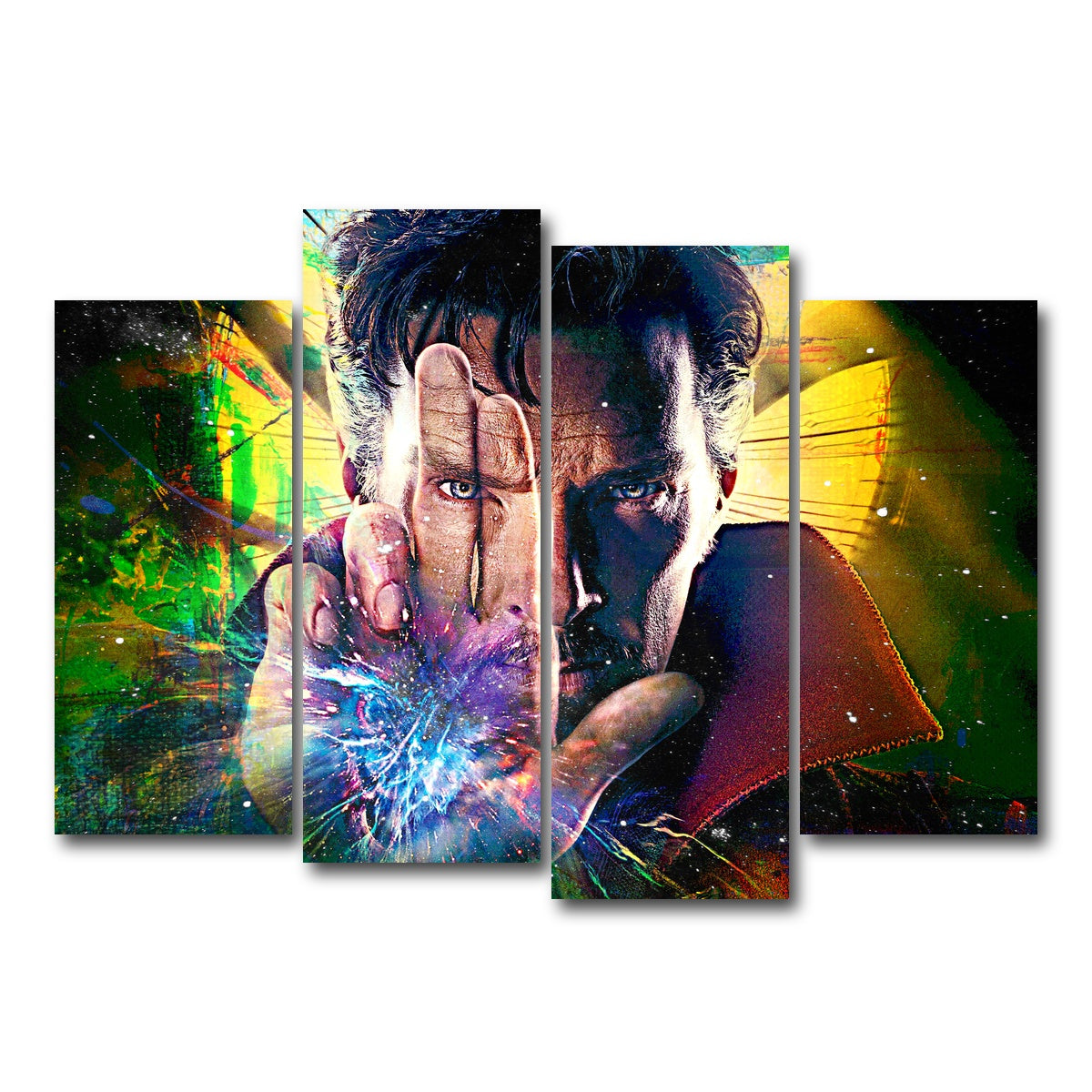 AUTO-MOCKUP WHITE | Doc Strange | 4 Piece | Gallery Wrap Canvas | group=4_normal