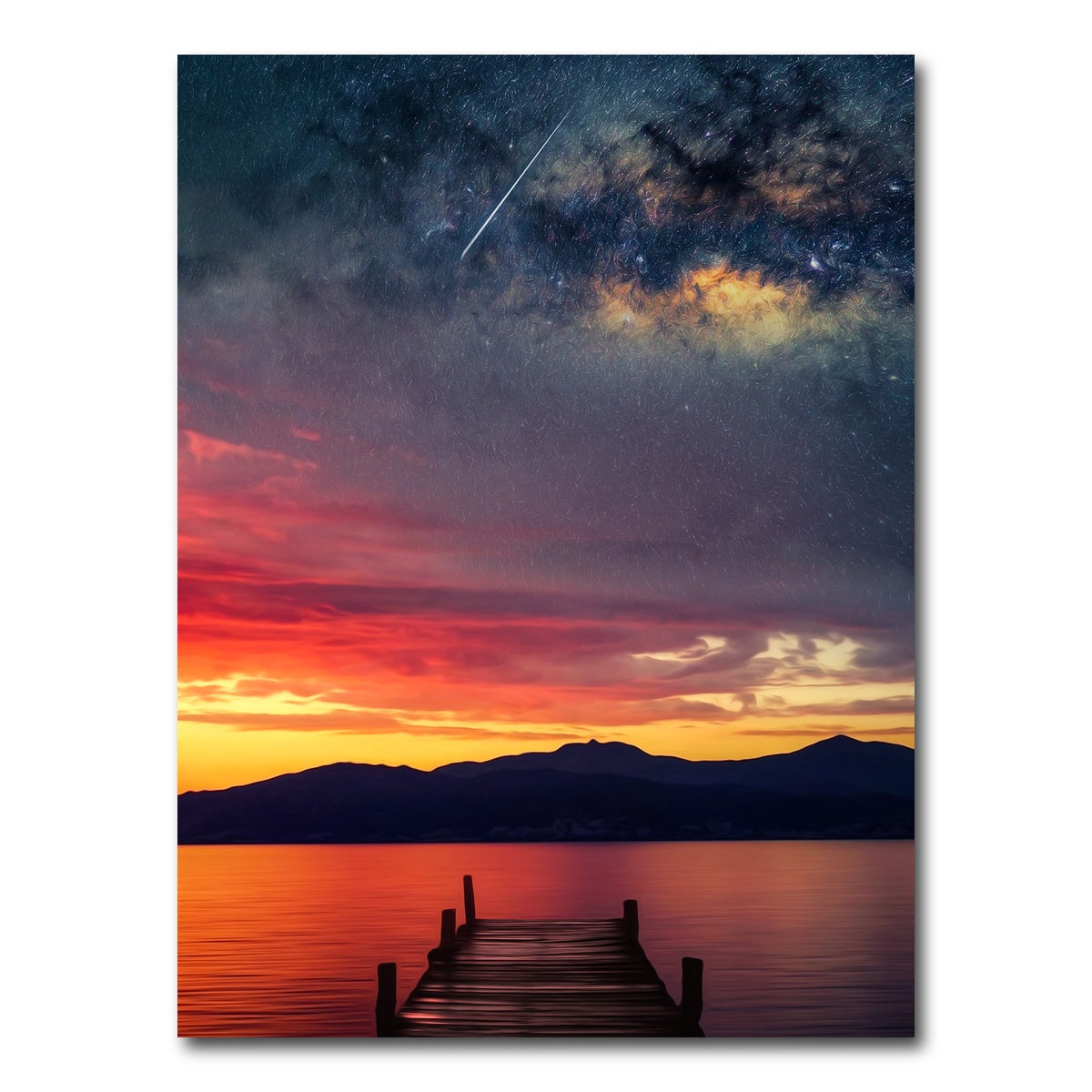 AUTO-MOCKUP WHITE | Dock to the Stars | 1 Piece | Gallery Wrap Canvas | group=3x4