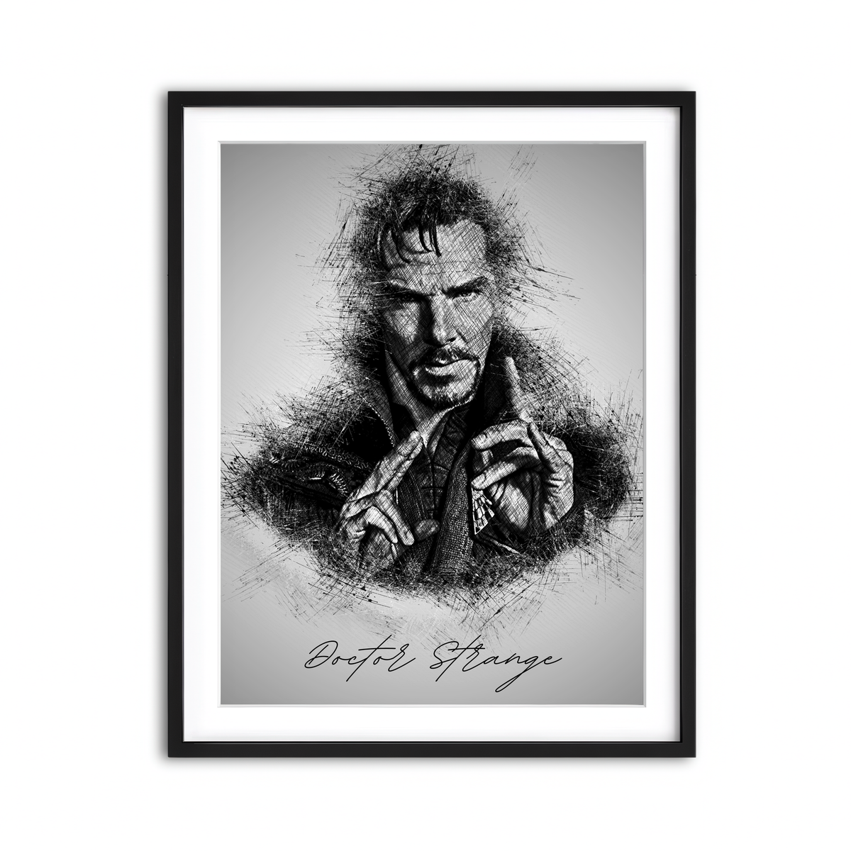 Framed Print 3x4 Black