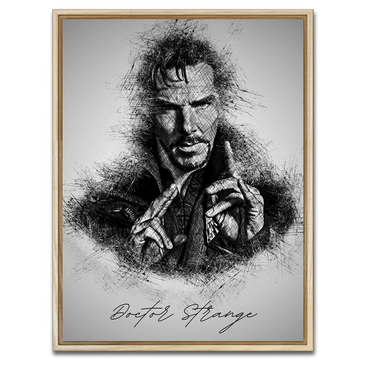 AUTO-MOCKUP WHITE | Doctor Strange | 1 Piece | Natural Framed Canvas | group=3x4