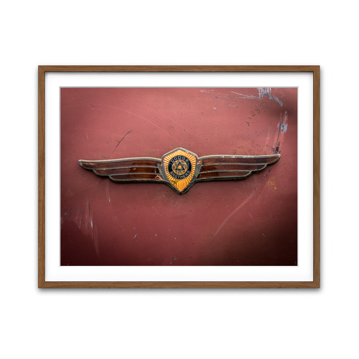 Framed Print 4x3 Walnut