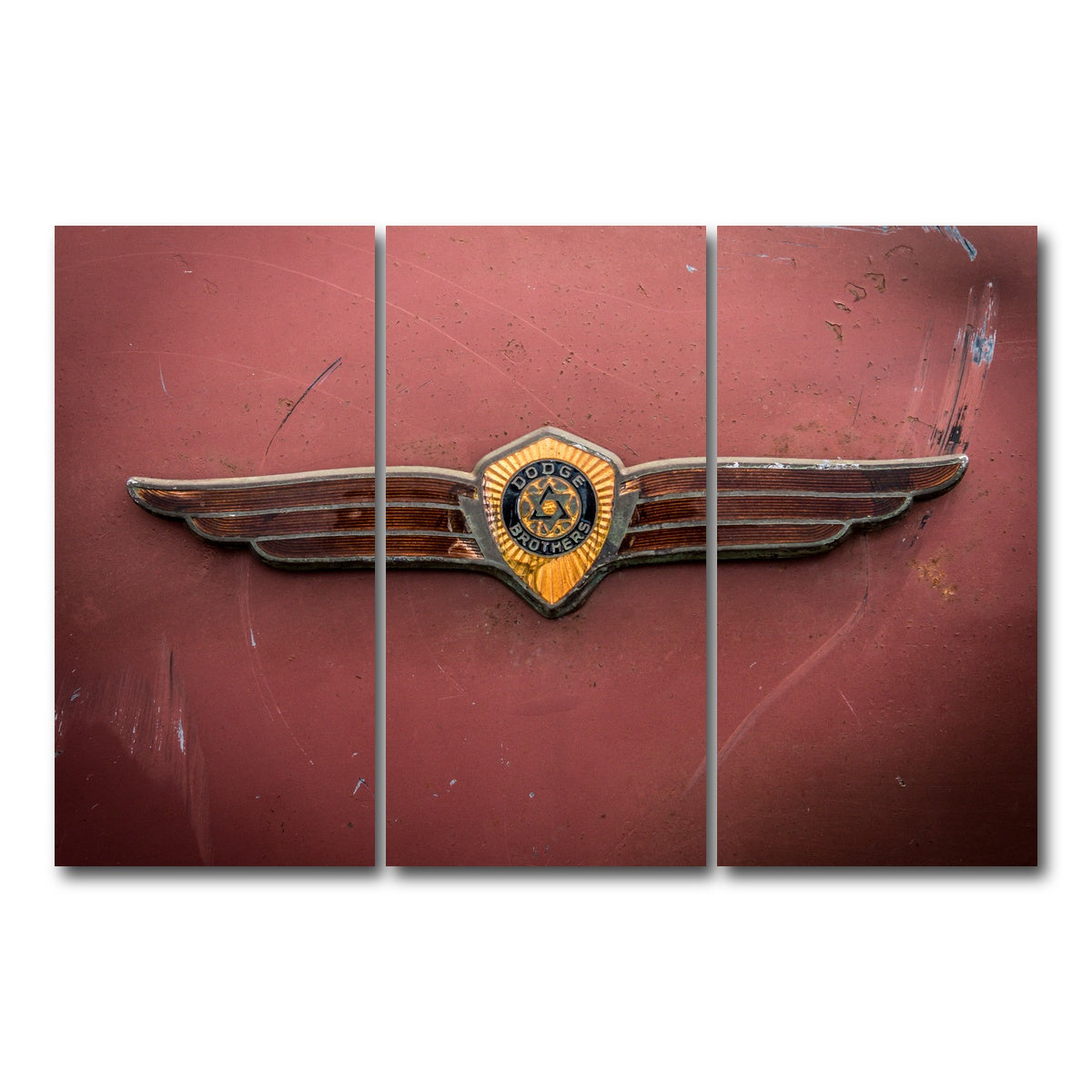 AUTO-MOCKUP WHITE | Dodge Brothers | 3 Piece | Gallery Wrap Canvas | group=12x24